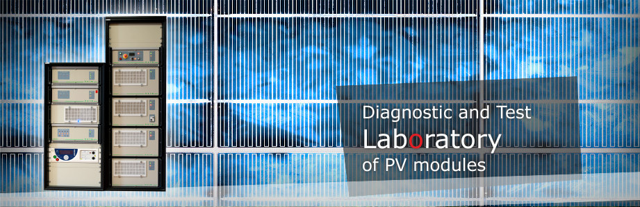 Diagnostická a zkušební laboratoř FV modulů (firmy Solartec).